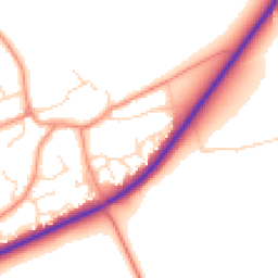 Daytime road noise heatmap for LN2 3UN