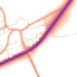 Daytime road noise heatmap for LN2 3UQ