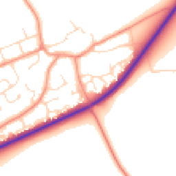 Daytime road noise heatmap for LN2 3UT