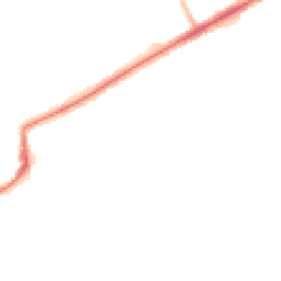 Night-time road noise heatmap for LN2 4AY