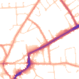 Daytime road noise heatmap for LN2 4BS