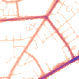Daytime road noise heatmap for LN2 4DX