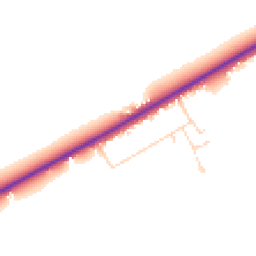 Daytime road noise heatmap for LN2 4QY