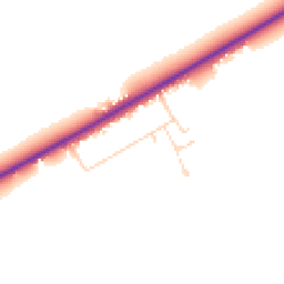 Daytime road noise heatmap for LN2 4RB