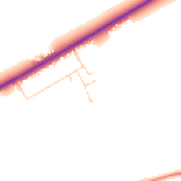 Daytime road noise heatmap for LN2 4RD