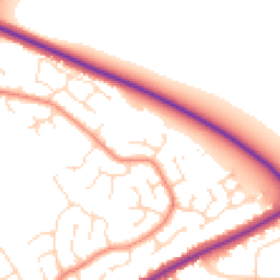 Daytime road noise heatmap for LN2 4SF