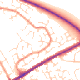 Daytime road noise heatmap for LN2 4SG