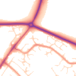 Daytime road noise heatmap for LN2 4UD