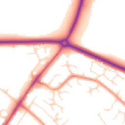 Daytime road noise heatmap for LN2 4UE