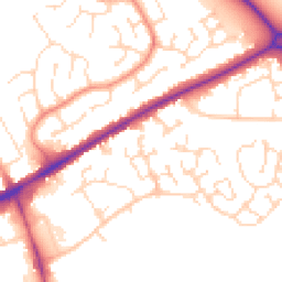 Daytime road noise heatmap for LN2 4WE