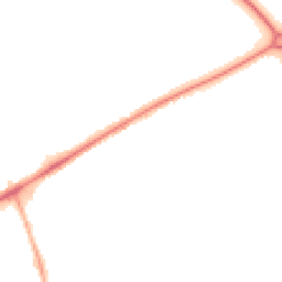 Night-time road noise heatmap for LN2 4WE