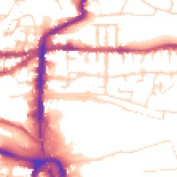 Daytime road noise heatmap for LN2 5DA