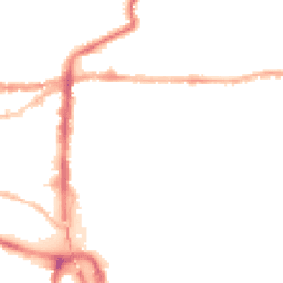 Night-time road noise heatmap for LN2 5DA