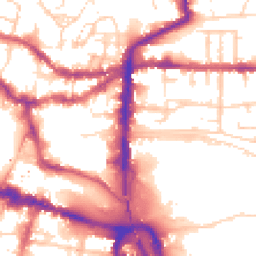 Daytime road noise heatmap for LN2 5DN