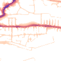 Daytime road noise heatmap for LN2 5LP