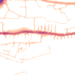 Daytime road noise heatmap for LN2 5NA