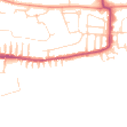 Daytime road noise heatmap for LN2 5NT