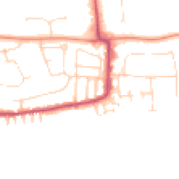 Daytime road noise heatmap for LN2 5PX
