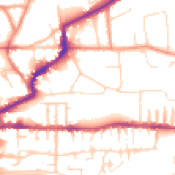 Daytime road noise heatmap for LN2 5RG
