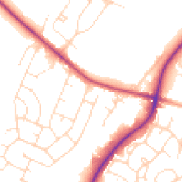 Daytime road noise heatmap for LN6 0AA