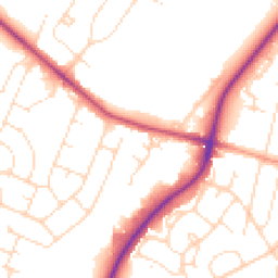 Daytime road noise heatmap for LN6 0AE