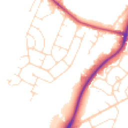 Daytime road noise heatmap for LN6 0AP