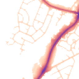 Daytime road noise heatmap for LN6 0AQ