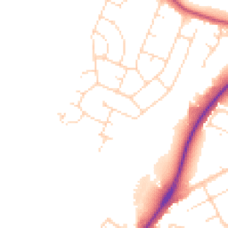 Daytime road noise heatmap for LN6 0AW