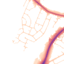 Daytime road noise heatmap for LN6 0AY