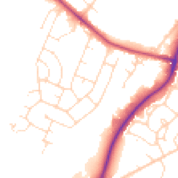 Daytime road noise heatmap for LN6 0BA