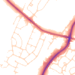Daytime road noise heatmap for LN6 0BB