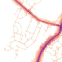 Daytime road noise heatmap for LN6 0BH