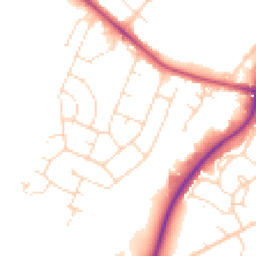 Daytime road noise heatmap for LN6 0BJ