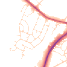 Daytime road noise heatmap for LN6 0BL