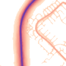Daytime road noise heatmap for LN6 0BU