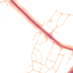 Daytime road noise heatmap for LN6 0BY