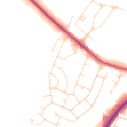 Daytime road noise heatmap for LN6 0DF