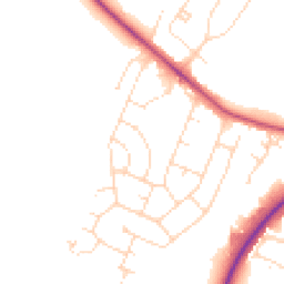 Daytime road noise heatmap for LN6 0DG