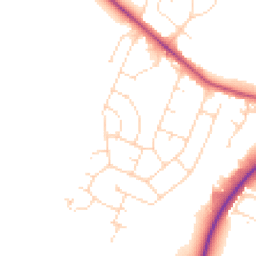 Daytime road noise heatmap for LN6 0DH