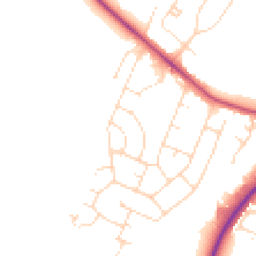 Daytime road noise heatmap for LN6 0DQ
