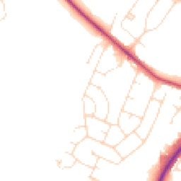 Daytime road noise heatmap for LN6 0ED