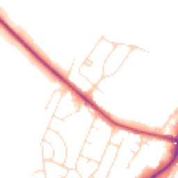 Daytime road noise heatmap for LN6 0HA