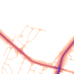 Daytime road noise heatmap for LN6 0HN