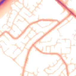 Daytime road noise heatmap for LN6 0JD