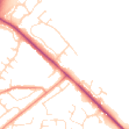 Daytime road noise heatmap for LN6 0QJ