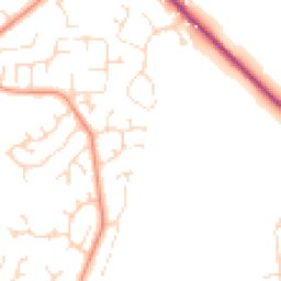 Daytime road noise heatmap for LN6 0RU
