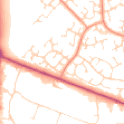 Daytime road noise heatmap for LN6 0SE