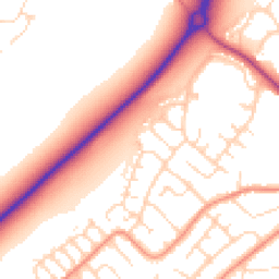Daytime road noise heatmap for LN6 0UN
