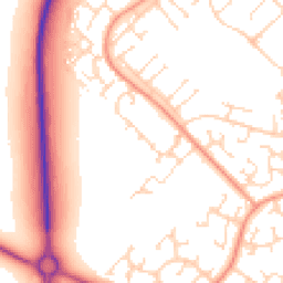 Daytime road noise heatmap for LN6 0WA