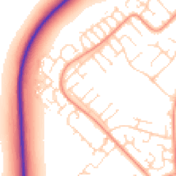 Daytime road noise heatmap for LN6 0YX